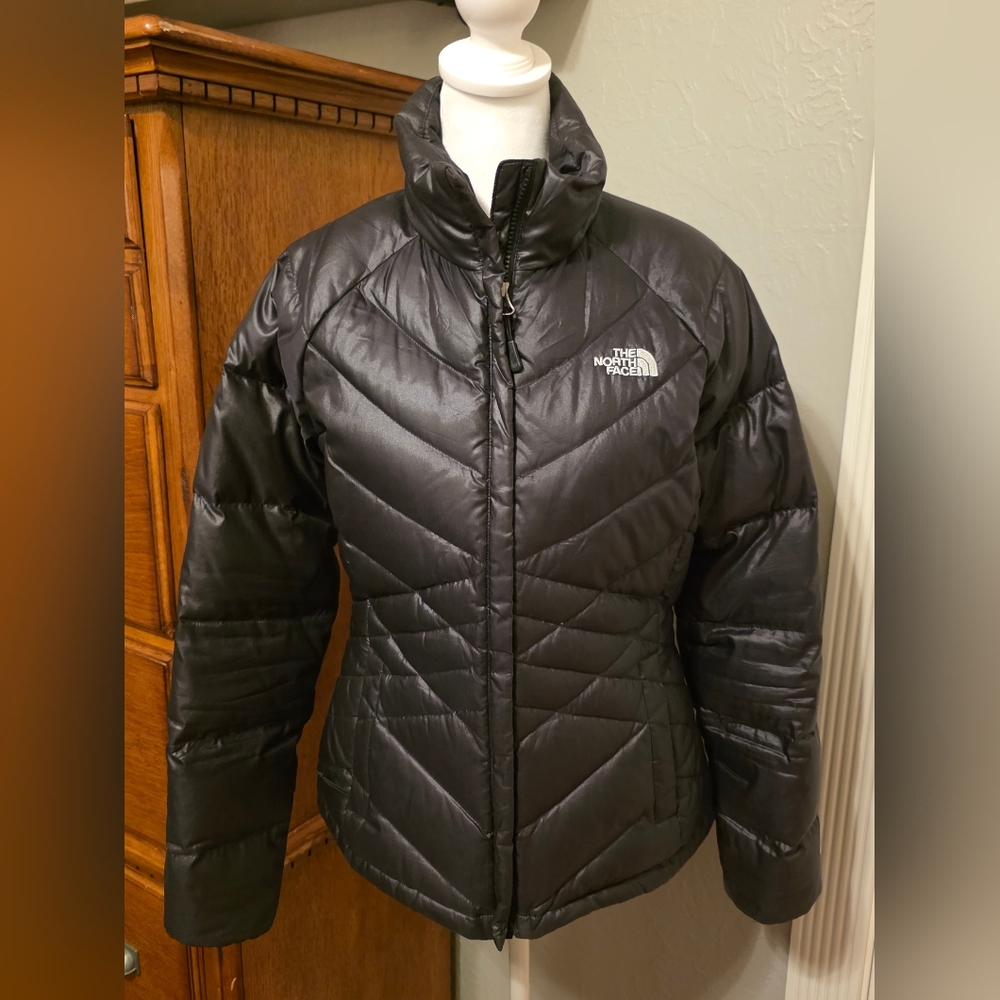 The North Face Women's Black Goose Down Puffer Coat Size Small